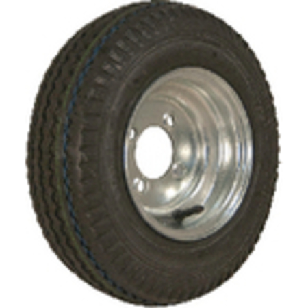LOADSTAR TIRES Loadstar Bias Tire & Wheel (Rim) Assembly 480/400-8 4 Hole 30050